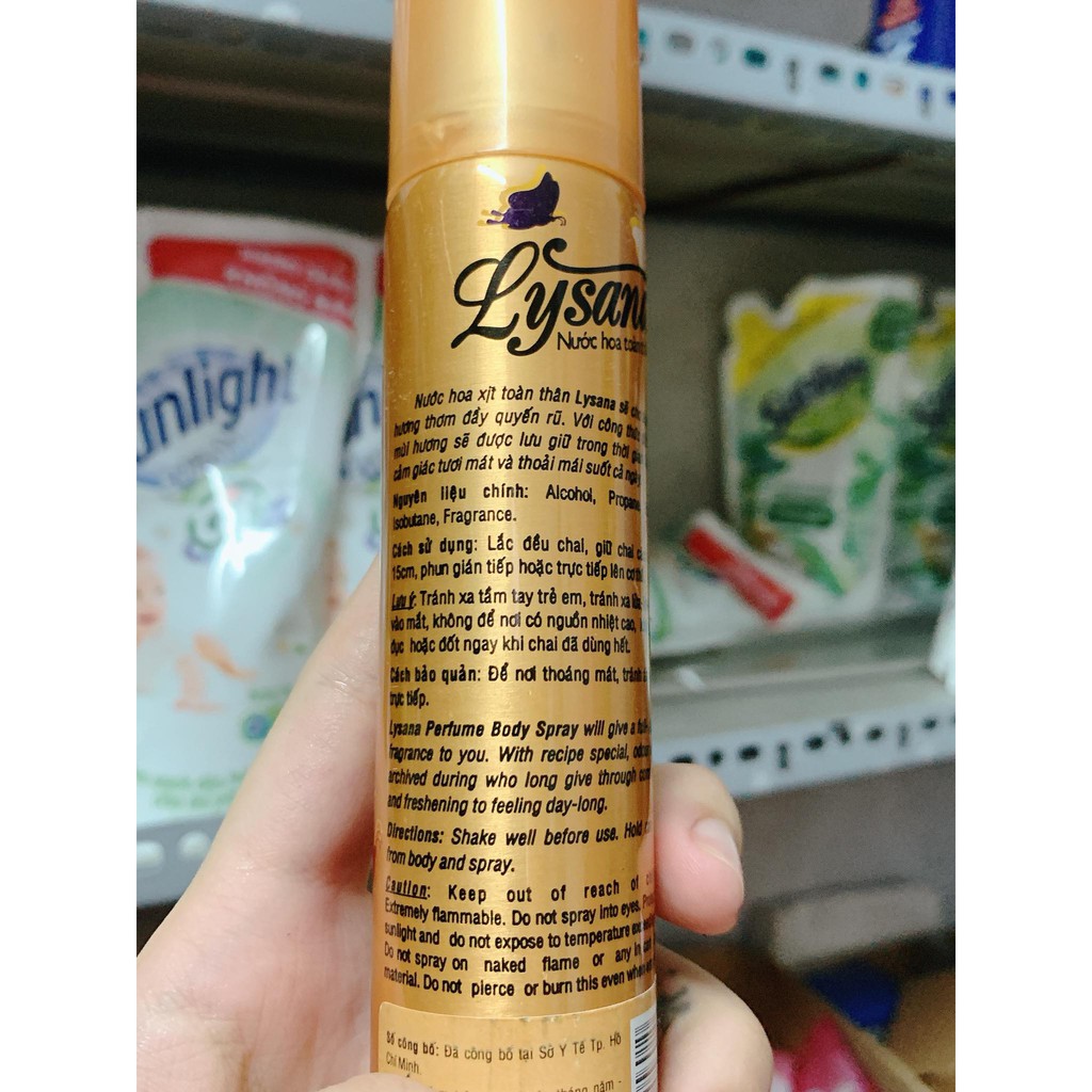 Nước Hoa Toàn Thân Lysana