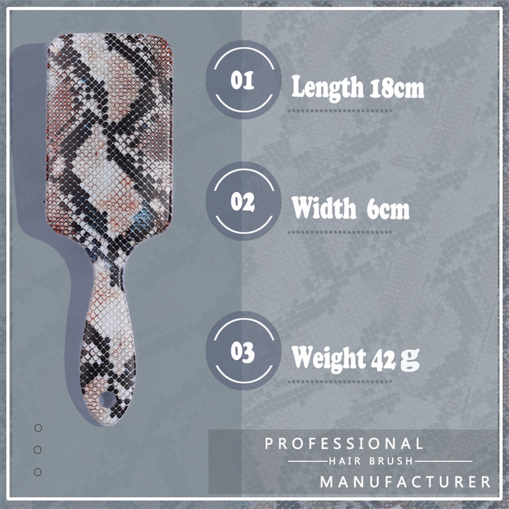 [Hàng mới về] Lược chải tóc mát xa da đầu nhiều họa tiết 3D tùy chọn cho tiệm salon