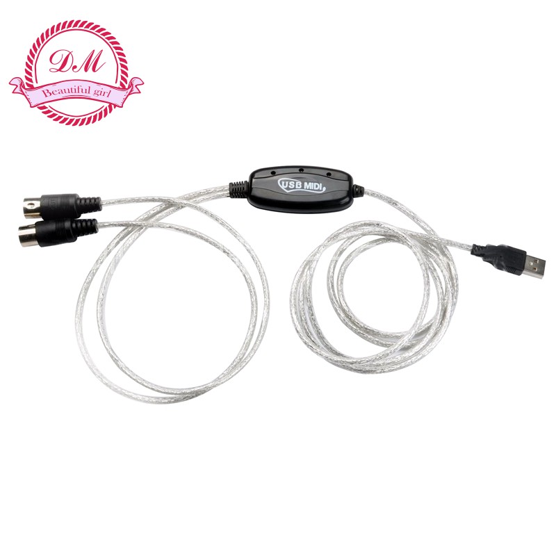 Dây Cáp Chuyển Đổi Usb Sang Midi Cho Các Thiết Bị Điện Tử / Trống / Piano