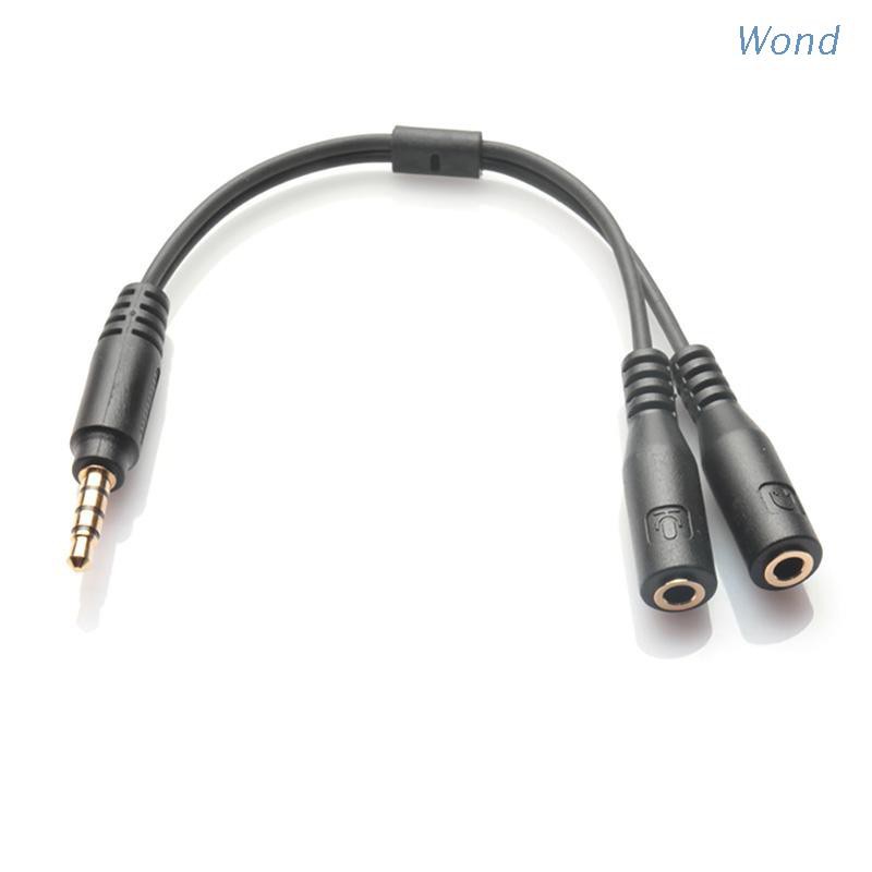 Dây Cáp Chia 2 Cổng Âm Thanh Chữ Y 3.5mm