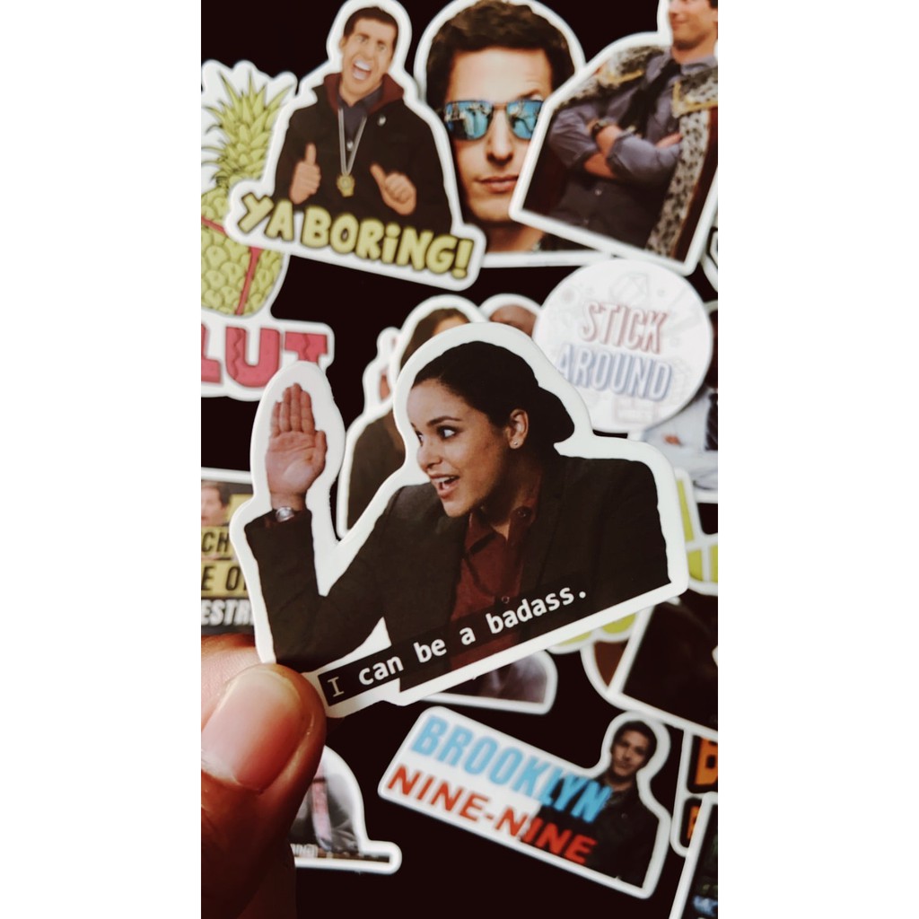 50 sticker Brooklyn Nine Nine US drama hình dán decal chống nước stickaroundvn