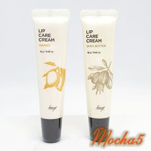 Son dưỡng bơ xoài TFS Lip Care Cream Shea Butter \ Mango Butter The Face Shop fmgt (mẫu mới)