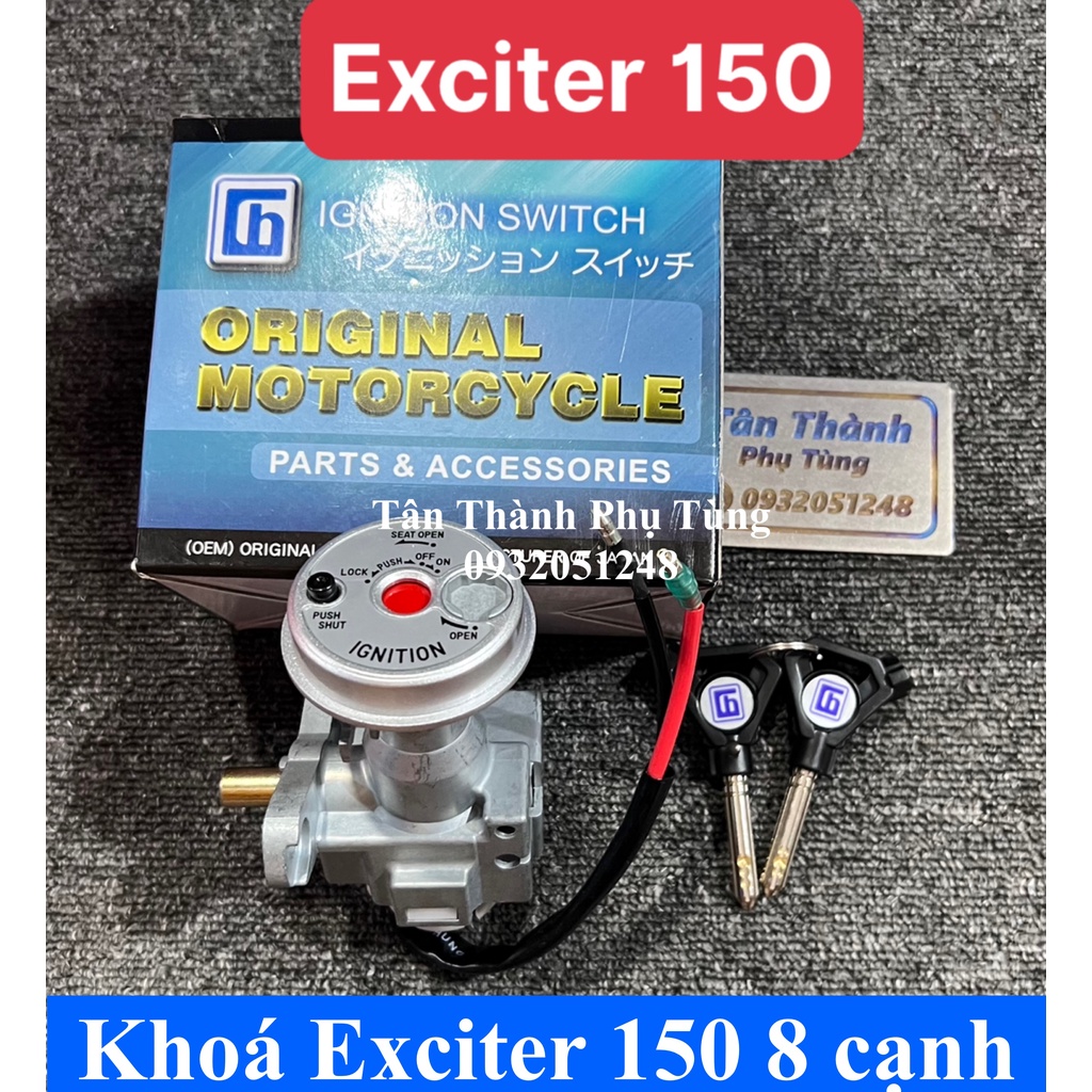 Bộ khoá Exciter 150 - 8 cạnh