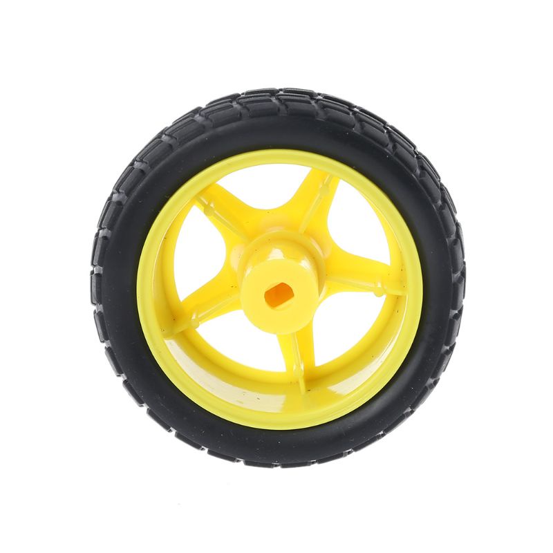 1 Bộ Bánh Xe Nhựa Kèm Động Cơ Bánh Răng DC3-6V Cho Robot Thông Minh