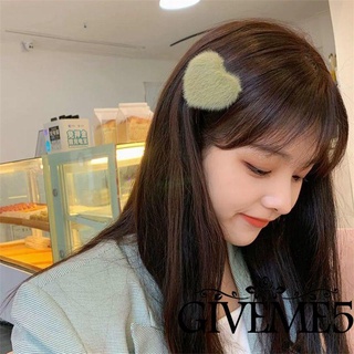 Kẹp tóc hình trái tim đơn giản đáng yêu cho nữ