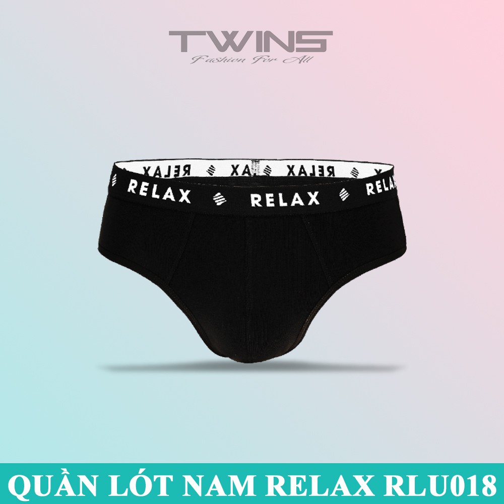 Quần lót nam tam giác cao cấp cotton Relax 018 chính hãng lưng vừa bền đẹp, thoáng mát, co giãn thấm hút mồ hôi