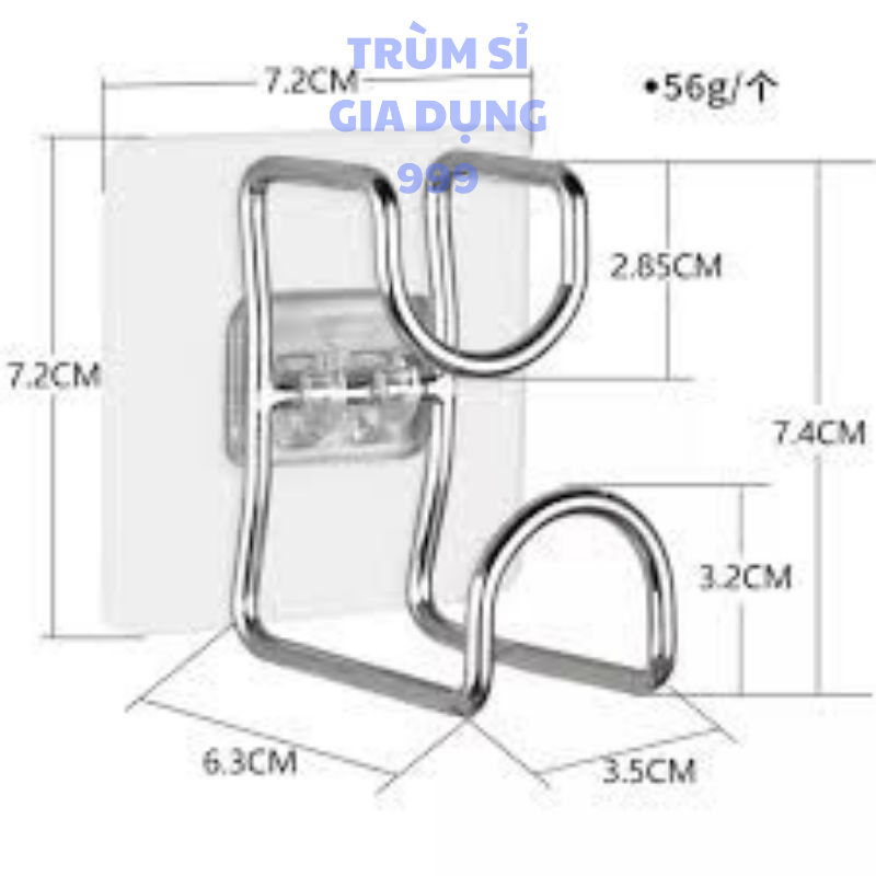 Móc Treo Thau Chậu, Đồ, Khăn Dán Tường Nhà Tắm Chịu Lực Siêu Chắc Siêu Bền Inox, kệ dán tường treo đồ