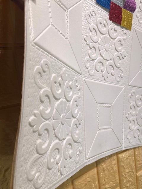 Xốp Dán Tường 3d Dày 5mm Họa Tiết Cao Cấp Loại 1 Khổ Lớn 70 x 70 CM - Có Sẵn Keo - Chống Thấm, Cách Âm | BigBuy360 - bigbuy360.vn