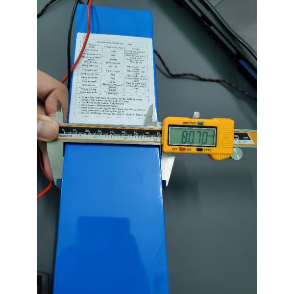 Pin Lithium 60V15Ah - Pin Polymer mới 100% dòng xả cao phù hợp xe điện tự chế, xe điện DIY, ...