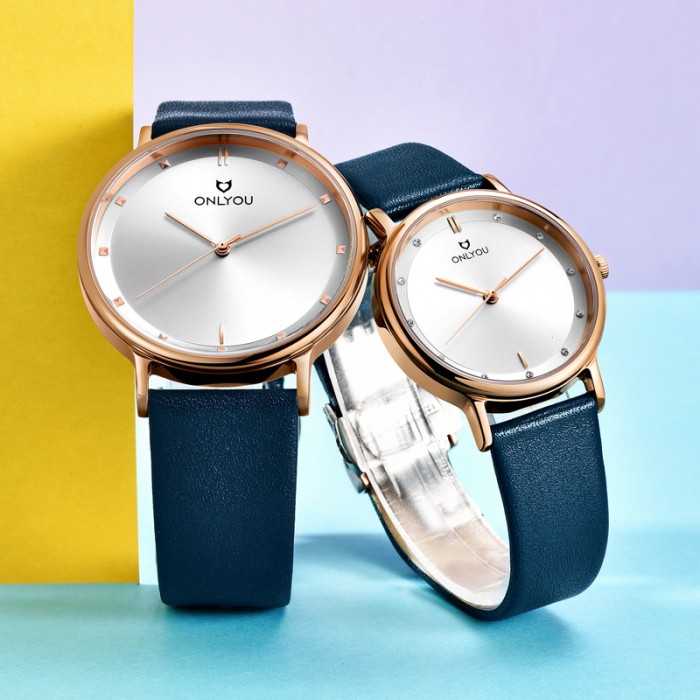 Đồng hồ Onlyou Nam U1033GC Dây Da 40mm