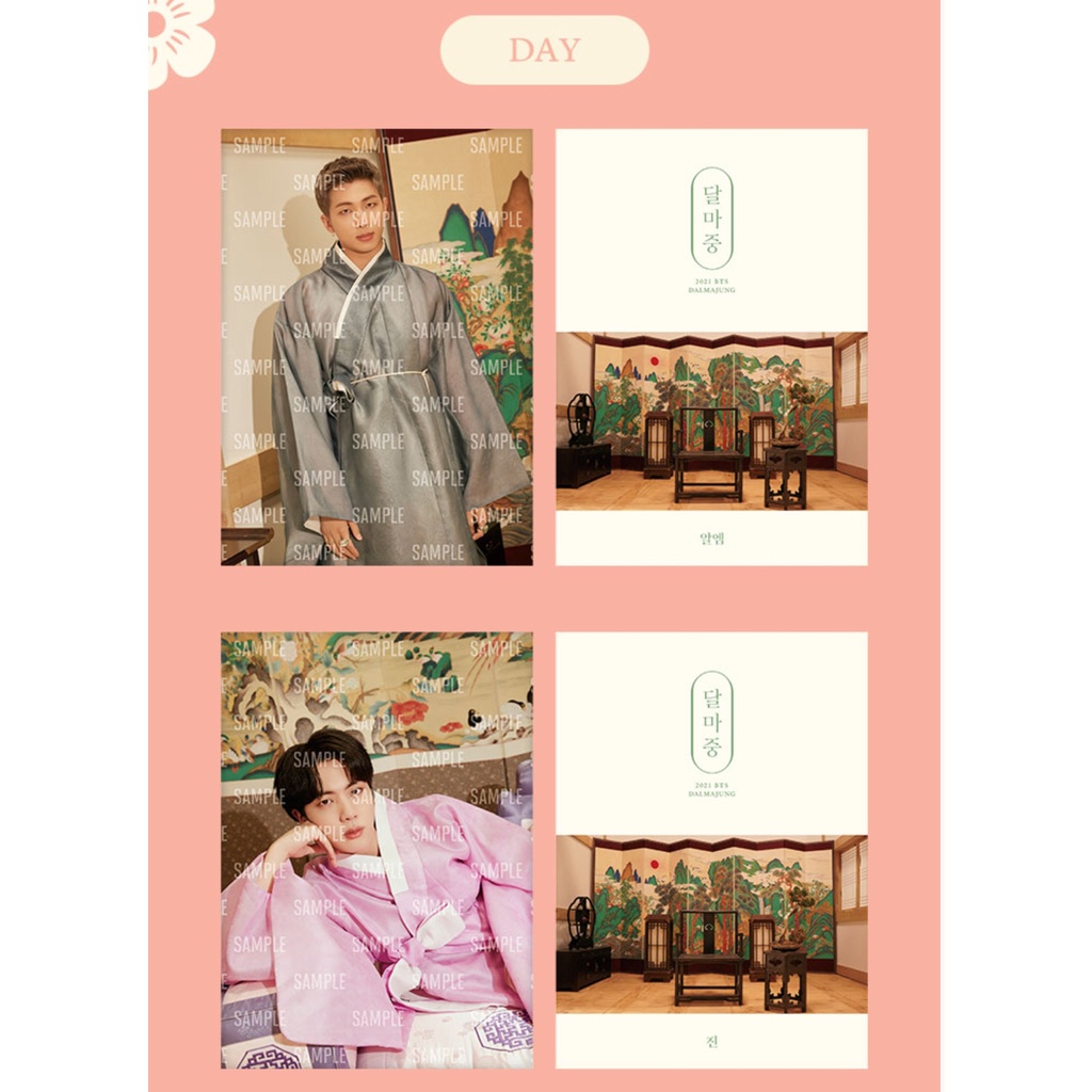 BTS PHOTOBOOK DALMAJUNG  BỘ ẢNH TRUNG THU BTS DAY &amp; NIGHT