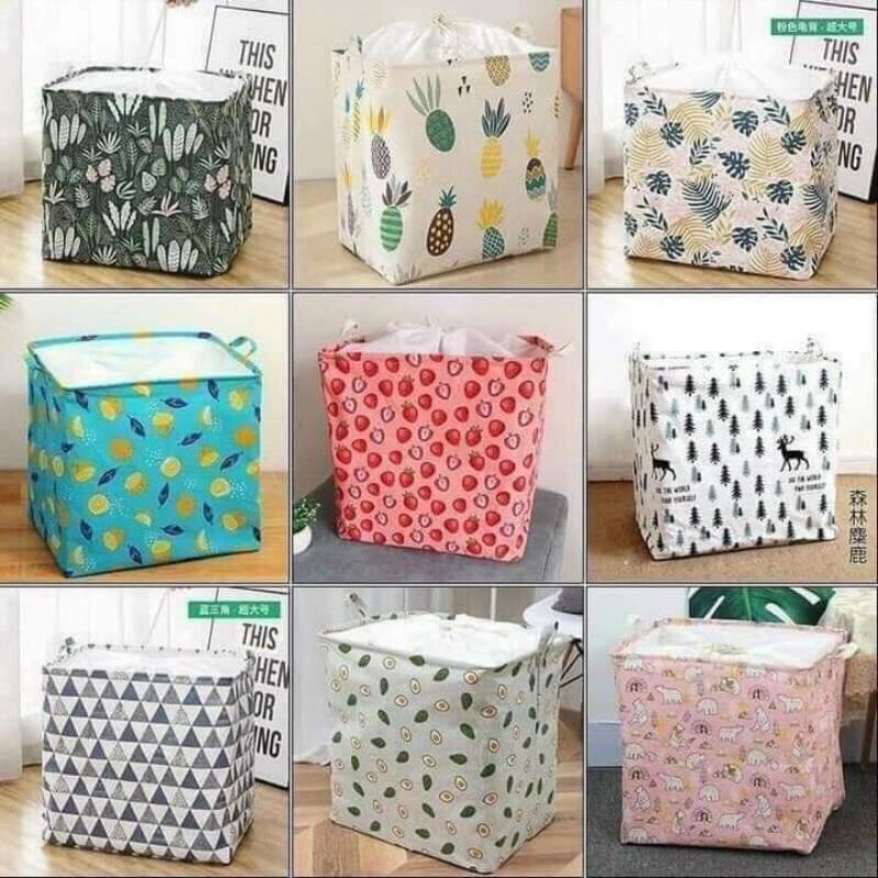 Túi đựng chăn, quần áo có dây rút,quai sách 2 bên  cỡ lơn 100l
