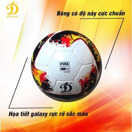 Quả bóng đá Động Lực UHV 2.07 Galaxy (màu đỏ-trắng)