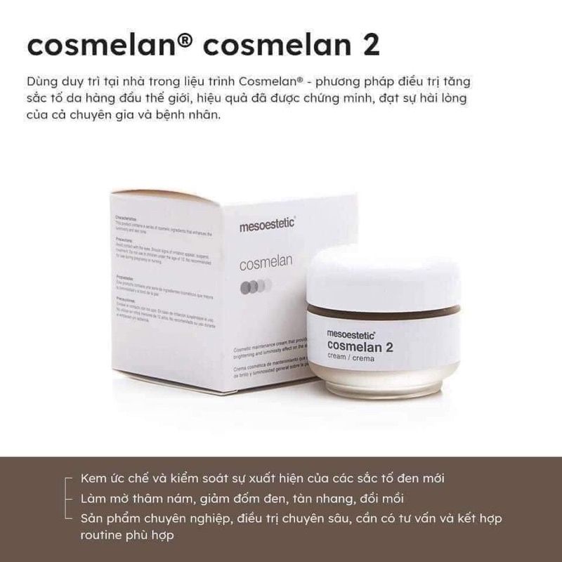 Kem nám Cosmelan 2 Mesoestetic