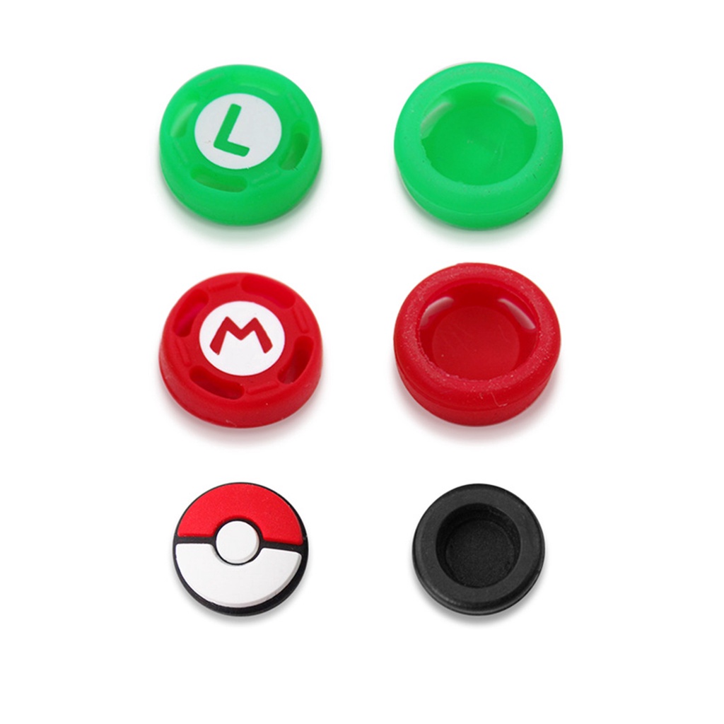 Bộ 4 Nút Bọc Cần Điều Khiển Chơi Game NS Nintendo Switch Joy-Con Bằng Silicon Mềm