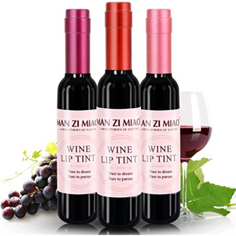 (Hàng Mới Về) Son Tint Dưỡng Ẩm Không Thấm Nước Thiết Kế Hình Chai Rượu Vang Phong Cách Hàn Quốc | BigBuy360 - bigbuy360.vn