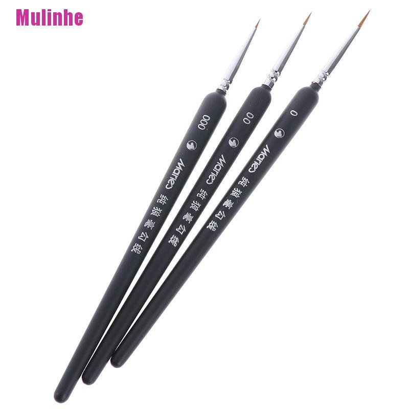 Set 3 cọ sơn vẽ chuyên nghiệp 0/ 00/ 000