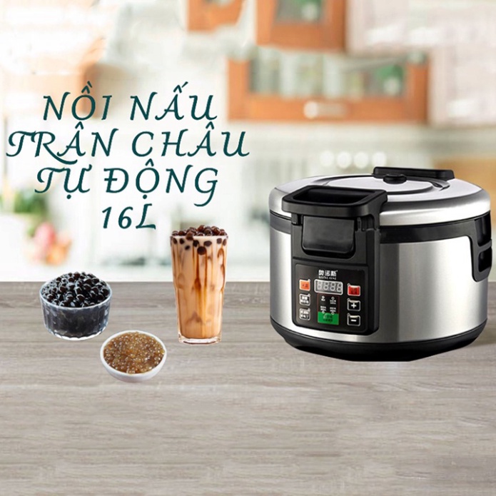 Nồi nấu ủ trân châu tự động AONUOSI 16L Loại lớn