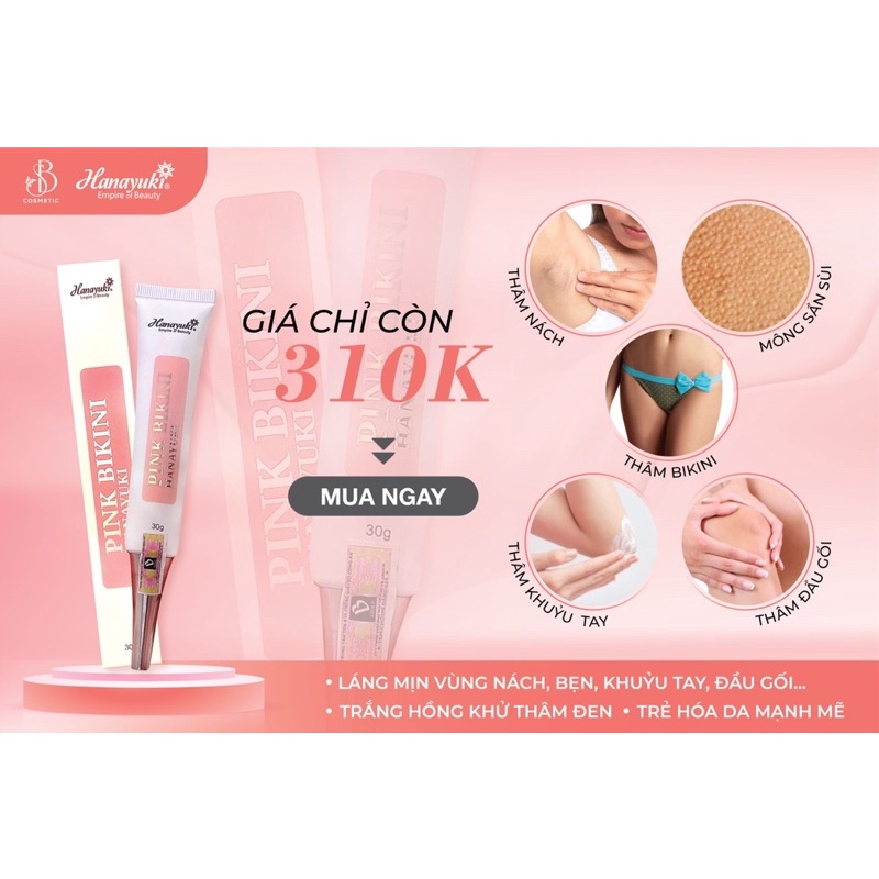 Kem Làm Hồng Bikini Hanayuki
