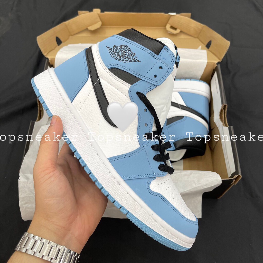 [Mã FAGREEN245 giảm 10% tối đa 30K đơn 99K] Giày Sneaker Jordan Xanh Dương Logo Đen Full Box Phụ Kiện Freeship | BigBuy360 - bigbuy360.vn