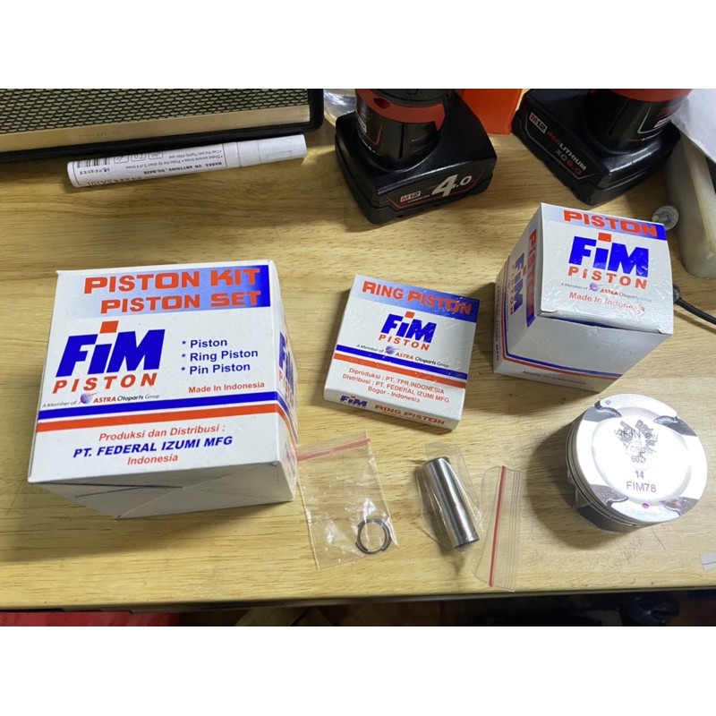 Trái Piston FiM 60.3mm sử dụng cho Winner/WinnerX/Sonic/CBR150