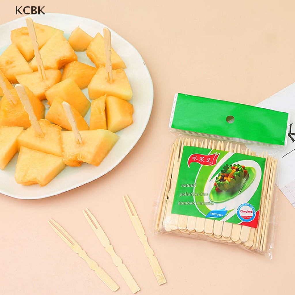 Set 50 Nĩa Tre Ăn Trái Cây / Cocktail Tiện Dụng
