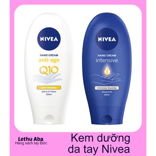 NIVEA Q10 HAND CREAM - Kem dưỡng da tay chống lão hóa và giảm đồi mồi Nivea Q10