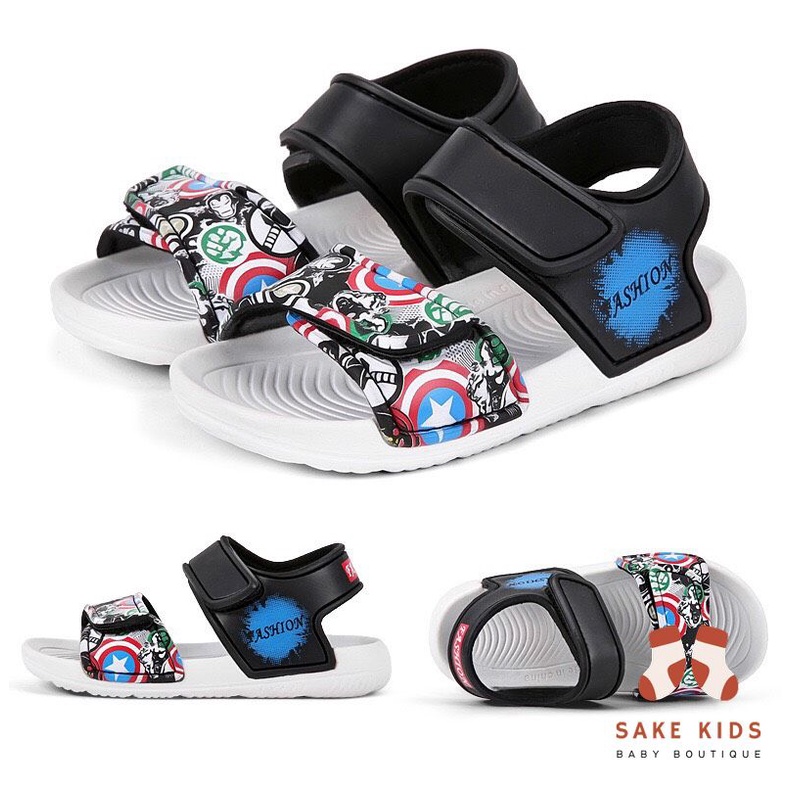 Sandal bé trai bé gái - Dép quai hậu nhiều mẫu AVENGERS cực chất siêu mềm nhẹ phong cách Hàn Quốc mới nhất cho bé A6