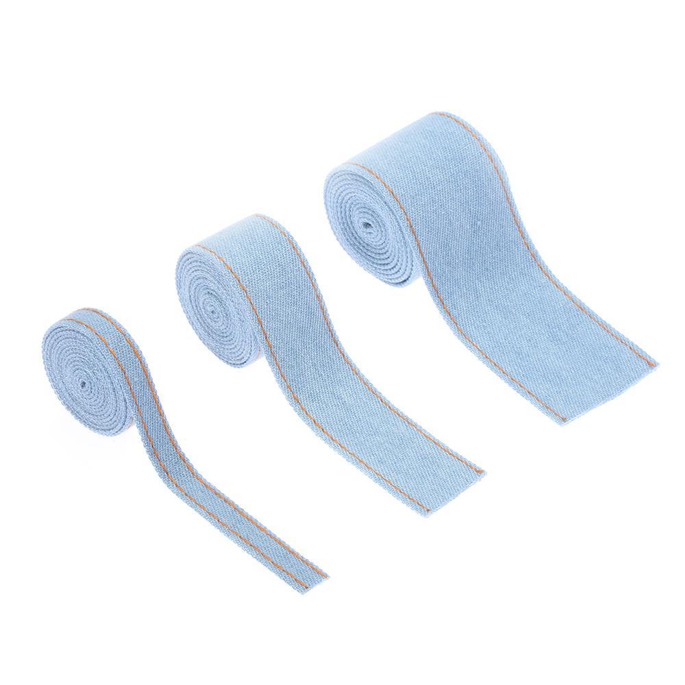 GOGOUP Cuộn Dây Ruy Băng Denim Hai Mặt Dùng Làm Đồ Thủ Công DIY
