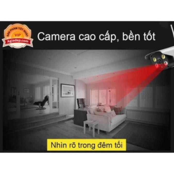 Camera wifi giám sát ngoài trời chống nước camhi 720p - Loại xịn độ bền cao Teppi 16 1