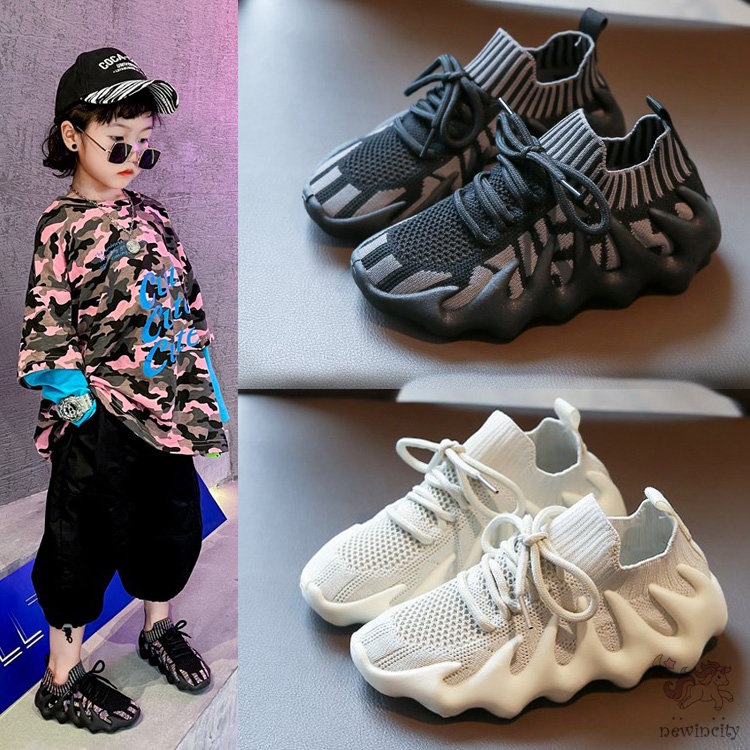 Giày thể thao phối lưới thoáng khí thời trang Hàn Quốc cho bé
