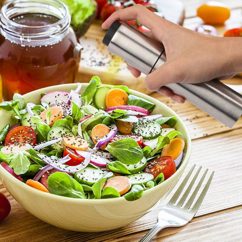 JOSMOMO Phụ kiện nhà bếp Máy phun dầu bằng thép không gỉ Máy bơm dầu Olive Máy phun dầu Nồi Dụng cụ nấu ăn Dụng cụ nhà bếp Đồ dùng