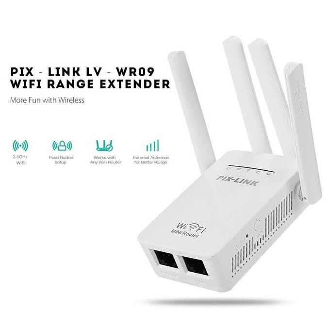 Bộ Phát Wifi Pix-Link 300m Ap Lv-Wr09 0512 | WebRaoVat - webraovat.net.vn