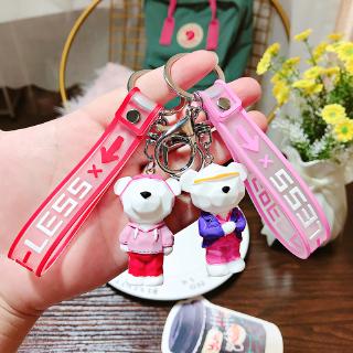 Móc khóa gấu bông dễ thương