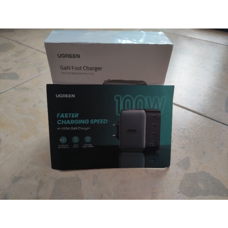 Sạc nhanh UGREEN chính hãng 100W Gan