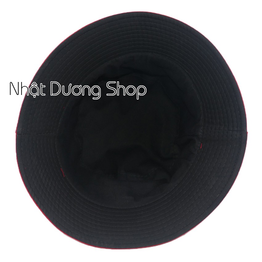 Nón tai bèo bucket trơn 2 mặt chất liệu Cotton thoáng mát thích hợp cho nam nữ
