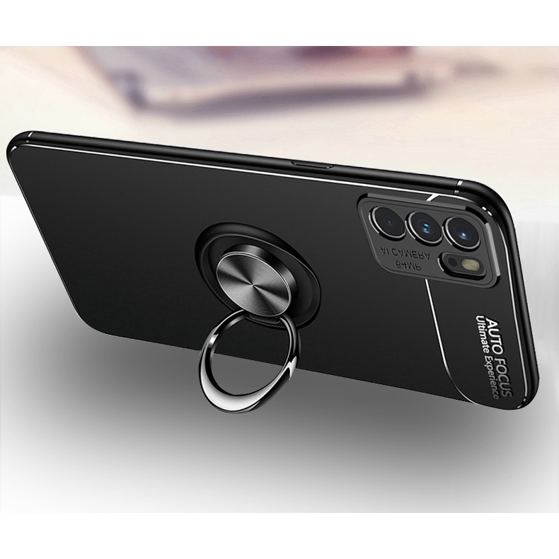 Ốp Lưng Auto Focus OPPO RENO 6 5G, 6Z 5G Cao Su Bracket Iring