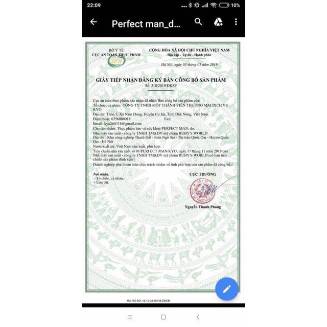 [SALE] Tăng cường sinh lý nam perfect men