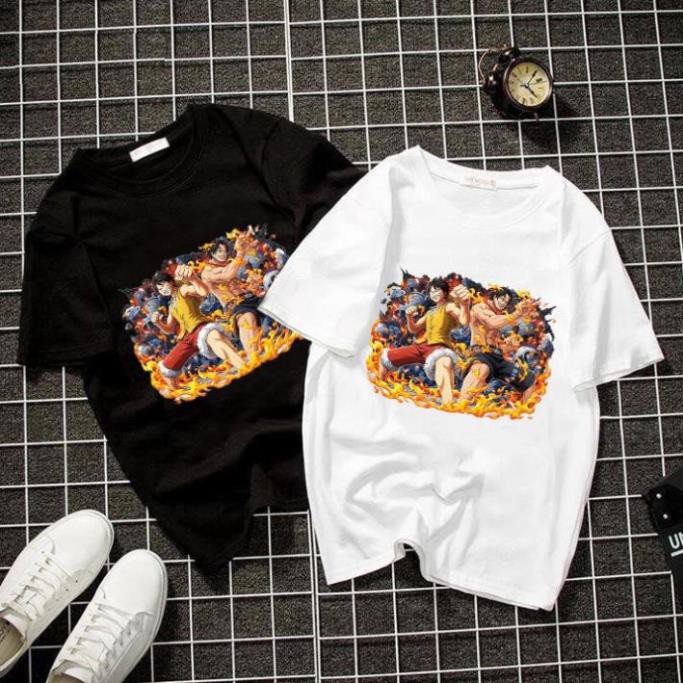 Áo Thun mẫu mới Giá Rẻ OnePiece - Luffy và Ace CMTD-0023