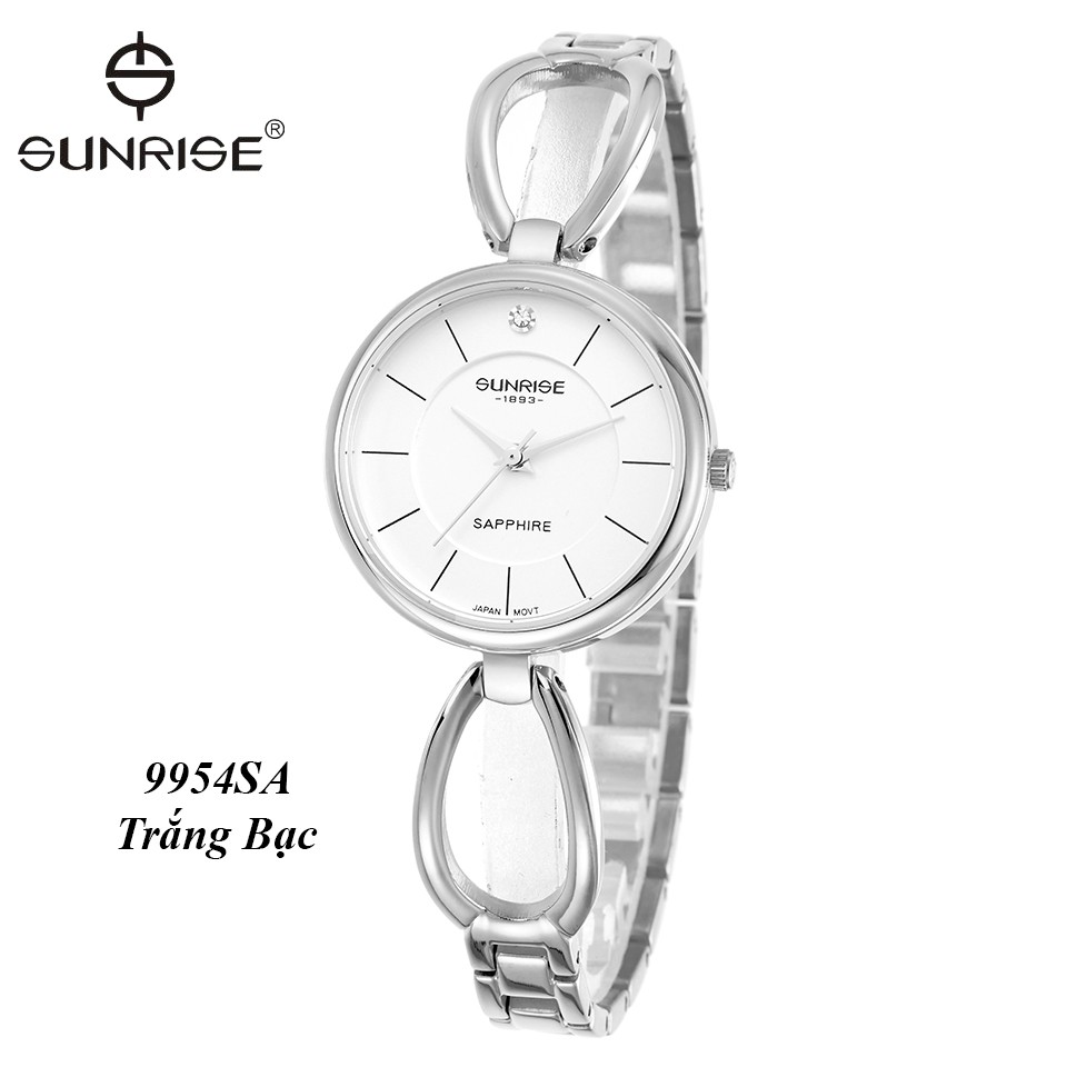 Đồng hồ nữ siêu mỏng Sunrise 9945SB và 9954SA kính Sapphire chống xước chống nước tố | BigBuy360 - bigbuy360.vn
