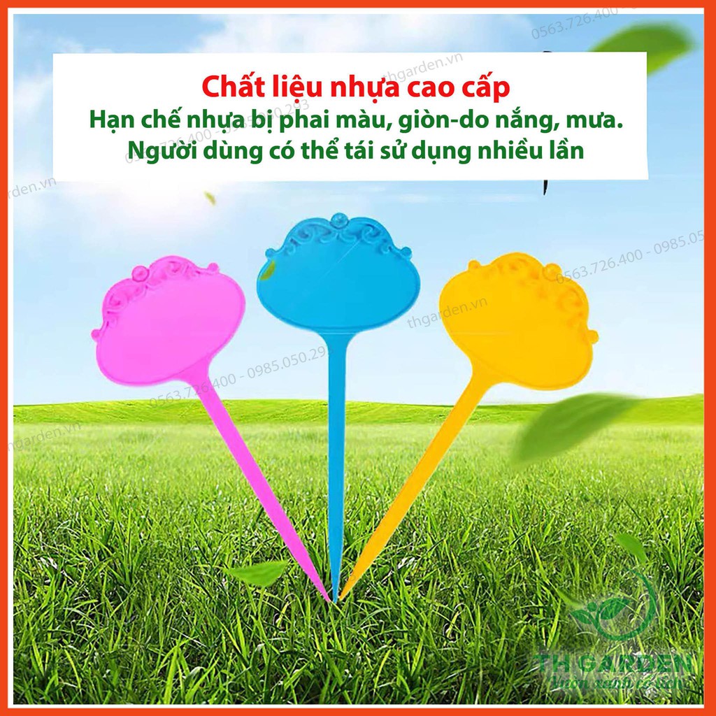 Thẻ Ghi Tên Cây - Ghi Thông Tin Cây - Nhựa Cứng Cao Cấp