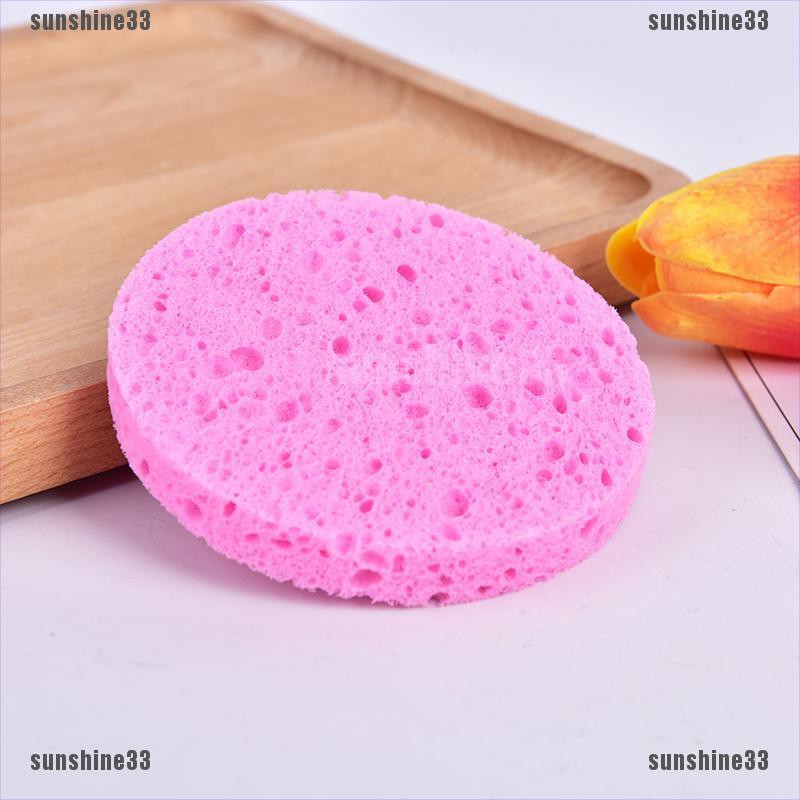 Mút Rửa Mặt Bọt Biển Tròn Chiết Xuất Thực Vật Tự Nhiên