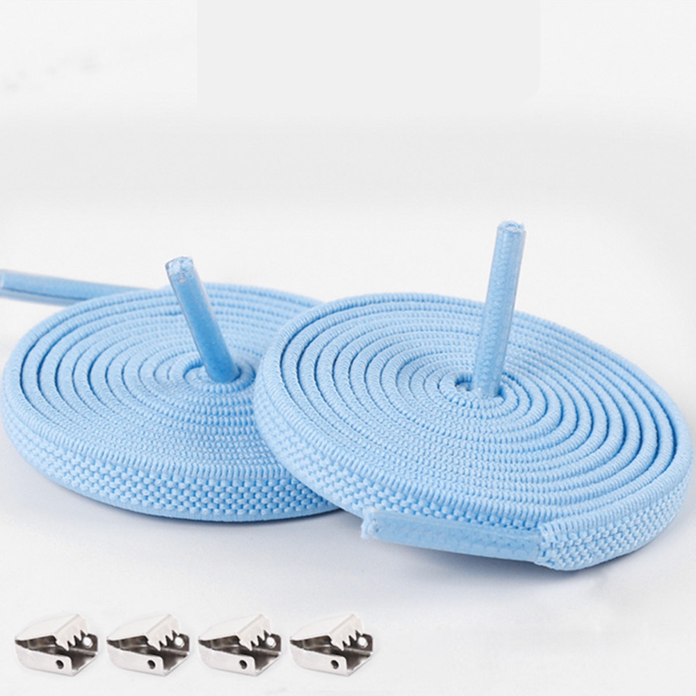 1 Cặp dây giày co giãn bằng polyester không cần buộc