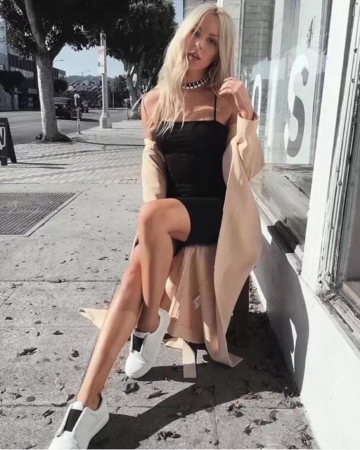 váy 2 dây body, váy dây bún ngắn
