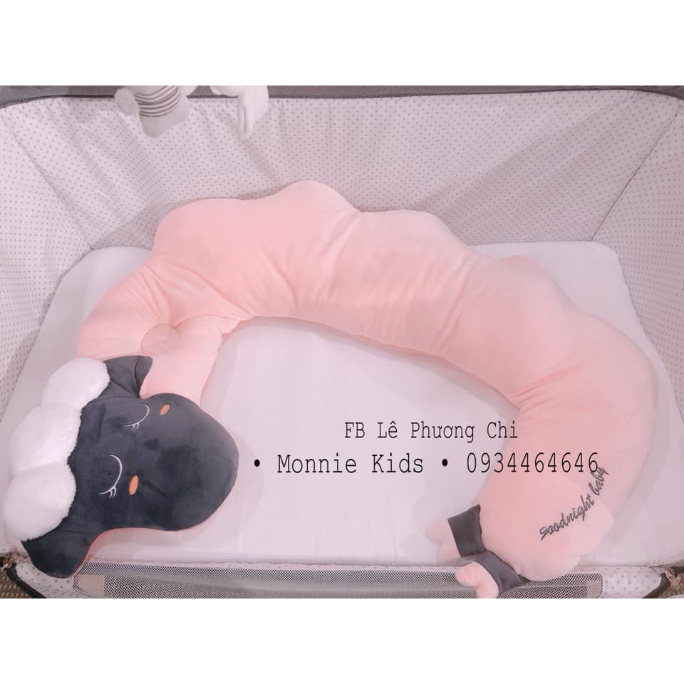 🎁QUÀ TẶNG KÈM🎁 Gối ôm cừu đa năng All In One Goodnight Baby Hàn Quốc