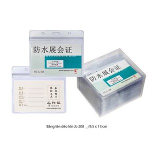 Thẻ nhựa ngang/dọc tl108/107+dây_văn phòng xanh