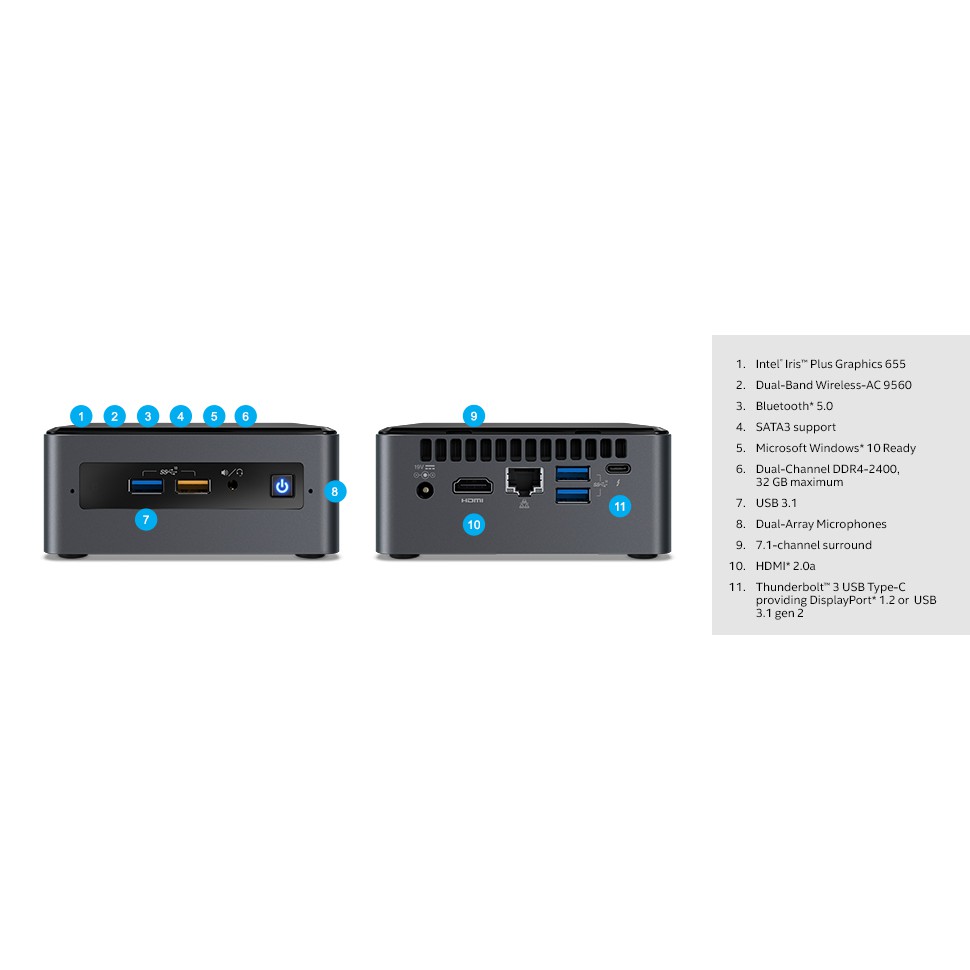 Máy tính bộ Intel NUC Kit NUC8i3BEH i3-8109U