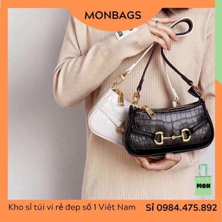 Túi Xách Nữ Kẹp Nách Khoá Móc MONBAGS