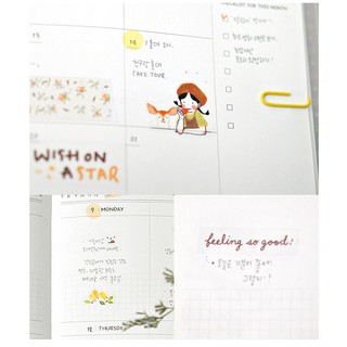 Bộ 6 tờ Sticker Cô bé Heeda