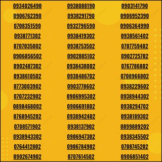 Sim đẹp toàn quốc Mobi